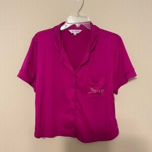 Juicy Couture Women's Pink and Purple Shirt